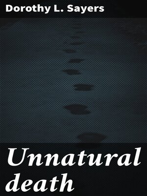 cover image of Unnatural death
